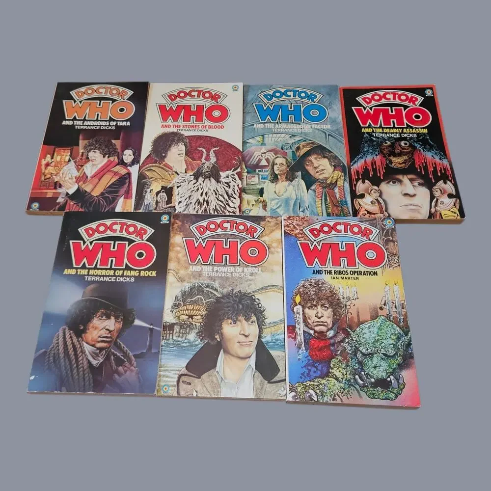 Vintage Doctor Who Paperback Book Lot Collection Target Books Sci-Fi 26 Books